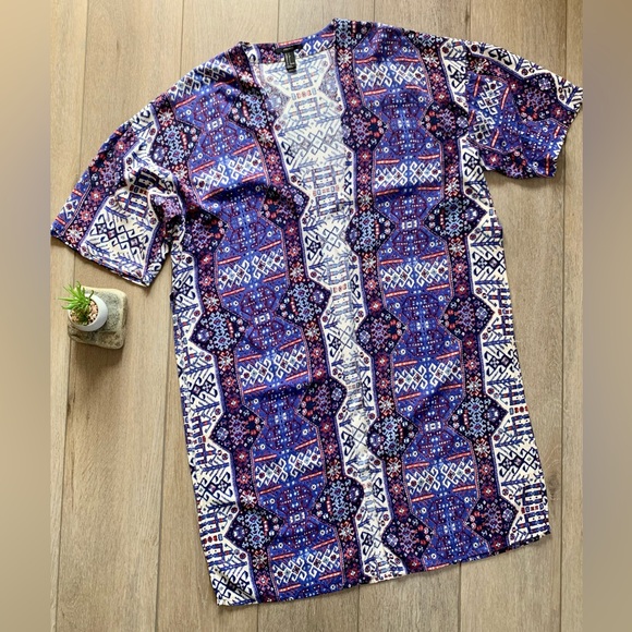 Long summer cardigan / coverup - Picture 3 of 3